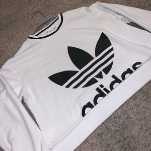 Adidas crop pullover jacket. Size M